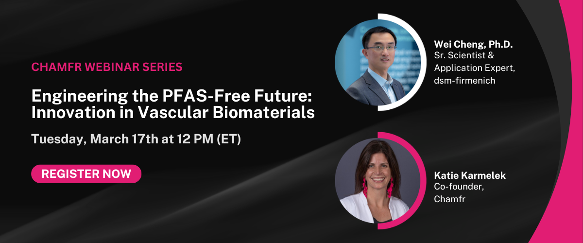 Chamfr Webinar Series: Engineering the PFAS-Free Future | March 17th
